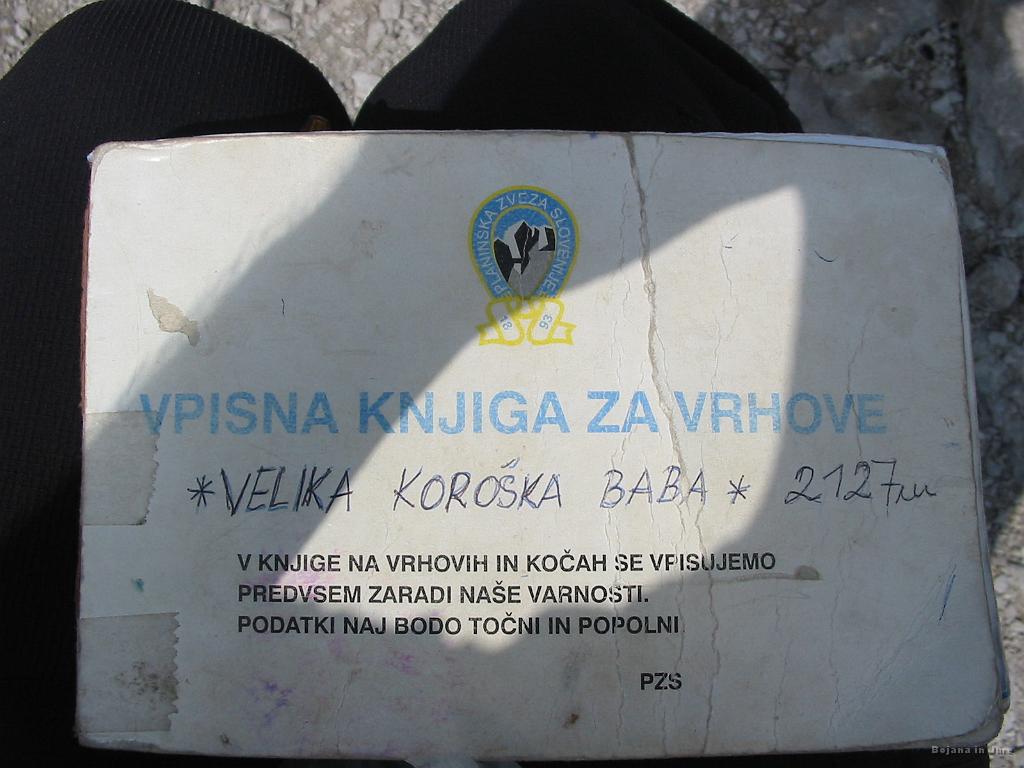 Slika_48.jpg - No, pa se dejva vpisat.... Vrh dosežen ob 11:30.