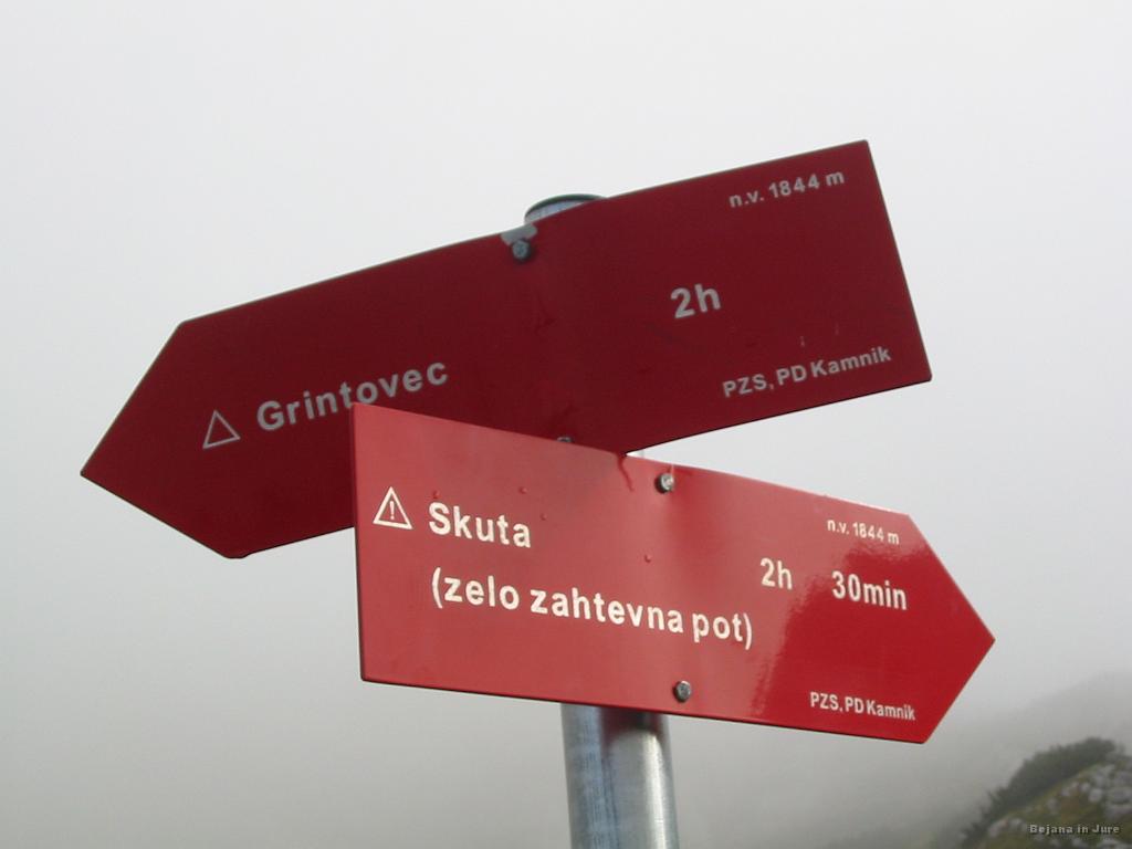 Slika_25.jpg - Res, težko je najti lahko pot. No, edina je bila najina na Grintovec.