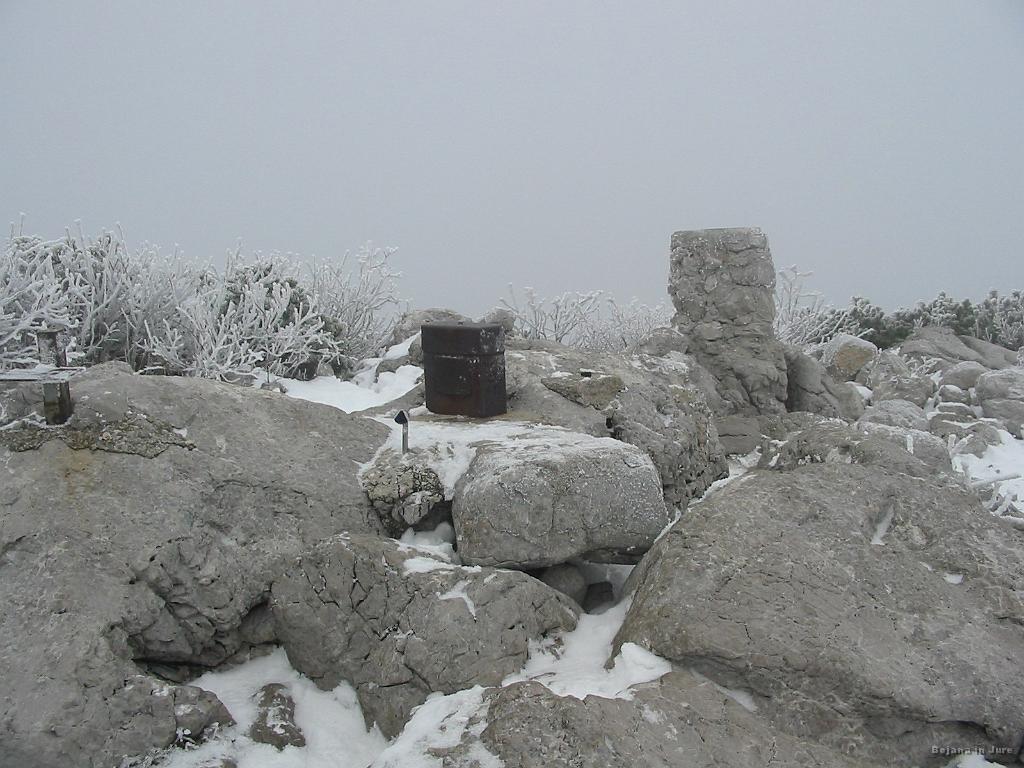 Slika_26.jpg - Najvišji vrh Golakov. Hja, je Mali ali Veliki? Namreč, po najinih informacijah naj bi bilo poimenovanje vrhov po pašnih planjavah in ne po višini. Zato Mali Golak (1495 m).