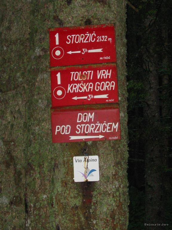 Slika_03.jpg - Šele tu sem ugotovil, da Storžič ne sameva. Sicer pa je bilo zjutraj na izhodišču megleno, vlažno, vendar prijetno hladno.