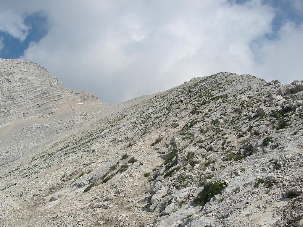 Slika_53.jpg - Pogled navzgor po južnem pobočju Male Mojstrovke.
