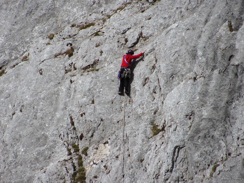 Slika_44.jpg - Navezo dveh alpinistov na prejšnjih slikah je vodila ženska. To naj bi bilo neobičajno.