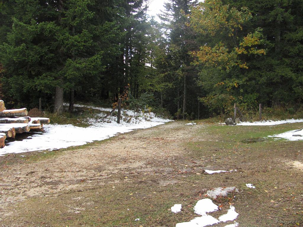 Slika_63.jpg - Po cesti nadaljujemo desno glede na spust s pl. Rzenik, vendar samo do table za Kamniško Bistrico.