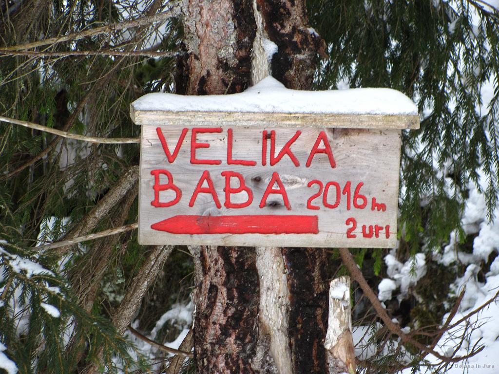 Slika_17.jpg - Lepo označen odcep proti Veliki Babi (2013 m).