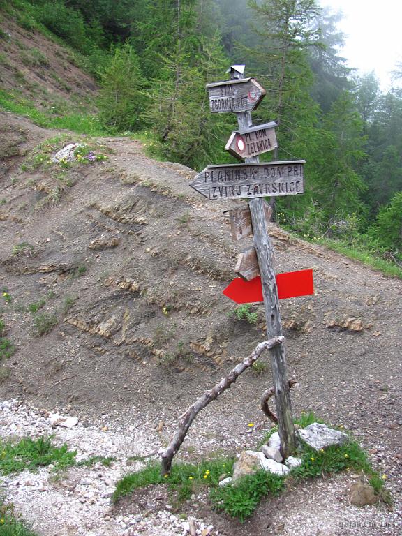 Slika_43.jpg - Sedlo Šija. Pripomniti morava, da sva skozi Zagon hotela direktno tu gor, vendar je vidna pot povsem drugje kot pa sva pričakovala.