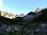 Planina Jezerce je v osrčju vrhov, ki sva jih obiskala. Desno se že vidi Adam (2012 m), točno pred nama pa Škednjovec, ki je bil sicer kar na dosegu, vendar zaradi slabe vremenske napovedi popoldne raje nisva tvegala.